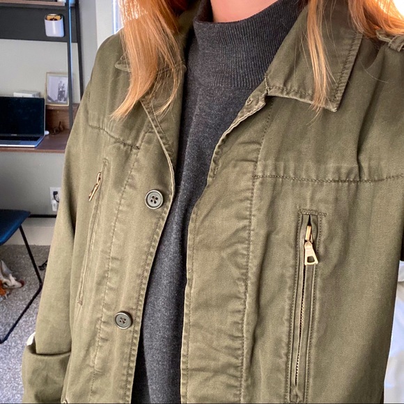 Forever 21 Jackets & Blazers - Green Cargo Jacket